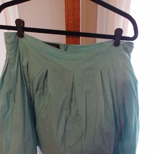 Turquoise Polka Dot Skirt